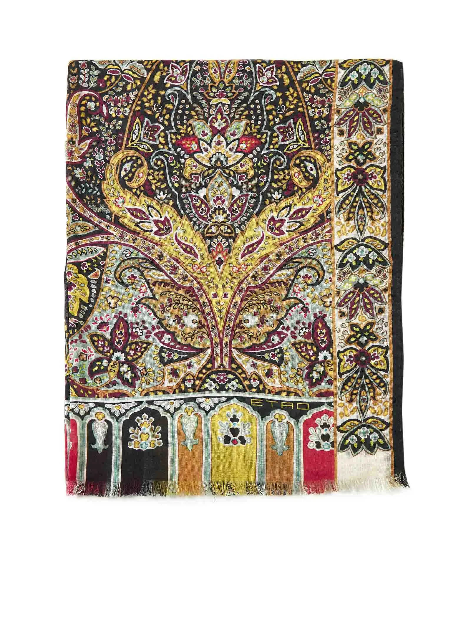 Etro Paisley Printed Scarf