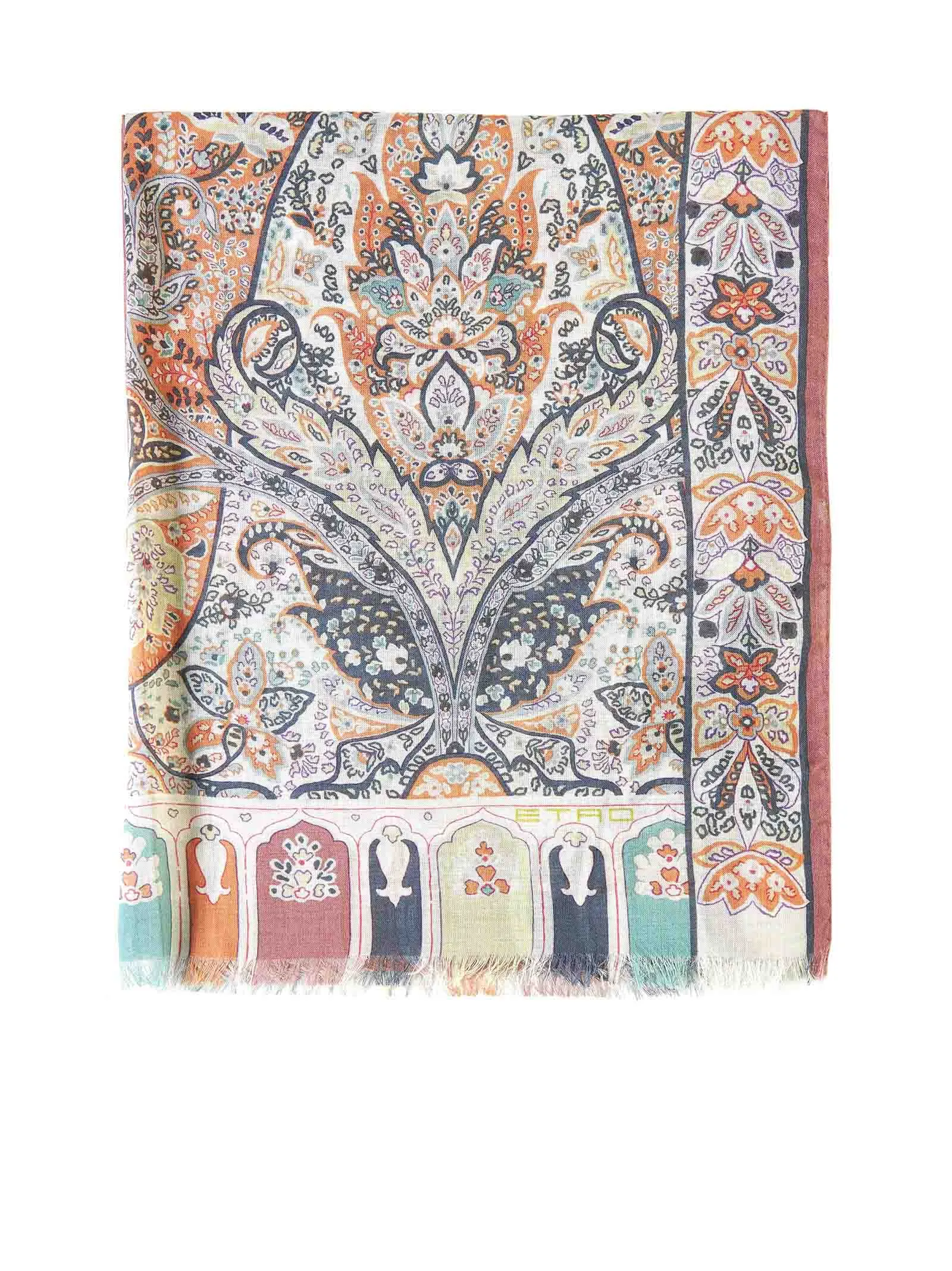 Etro Paisley Printed Scarf