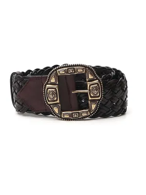 Etro Woven Buckle Belt