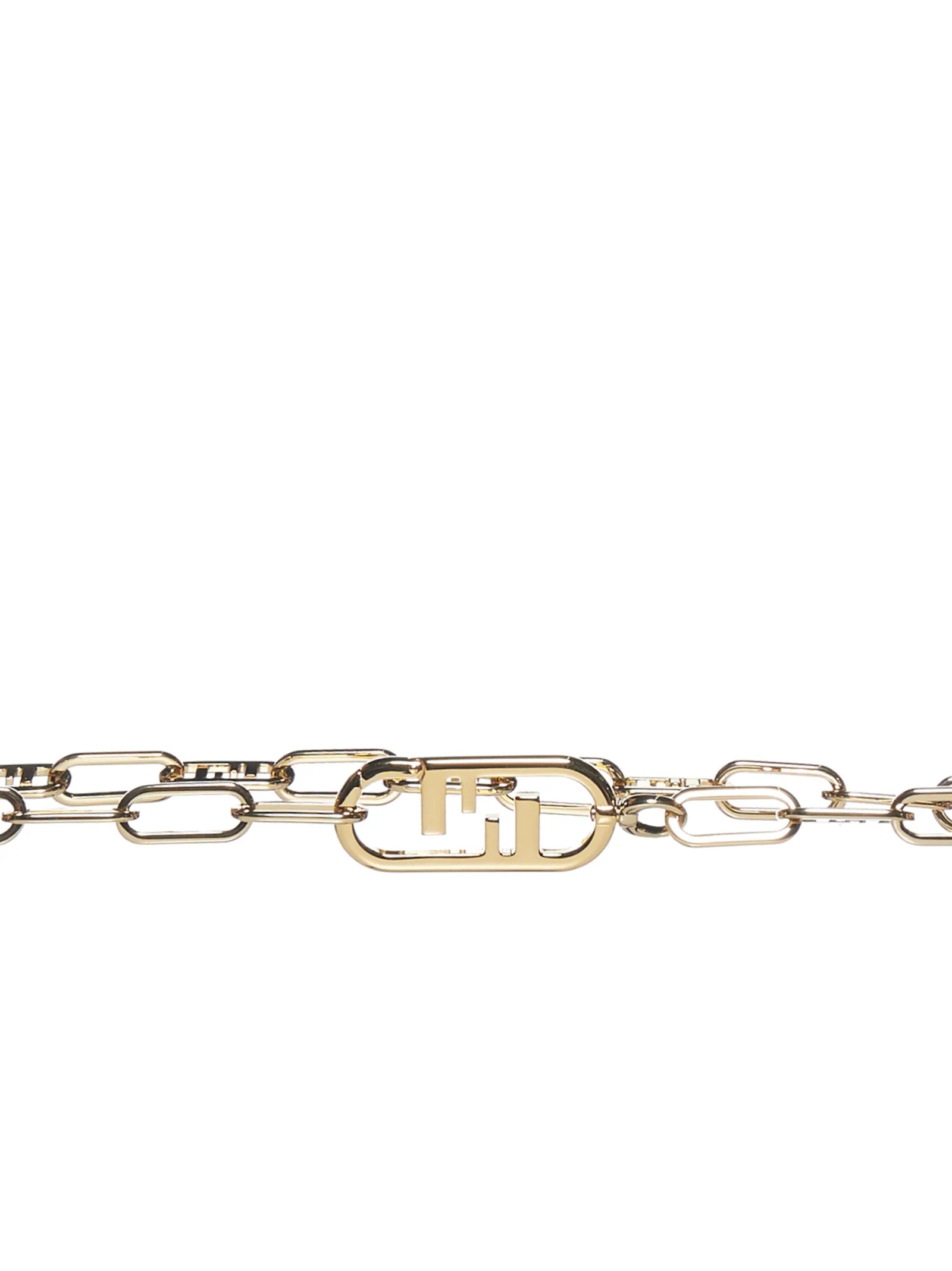 Fendi Logo Motif Chain Belt
