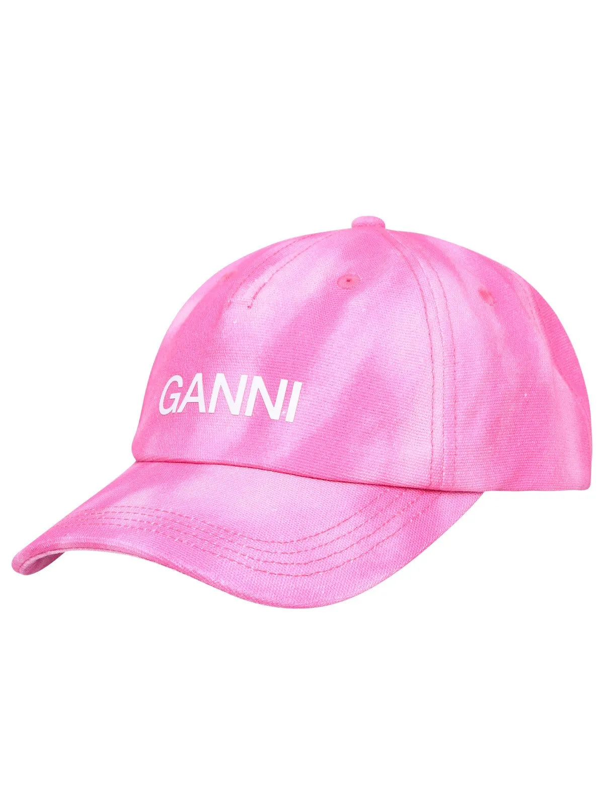 Ganni Logo Detailed Baseball Cap