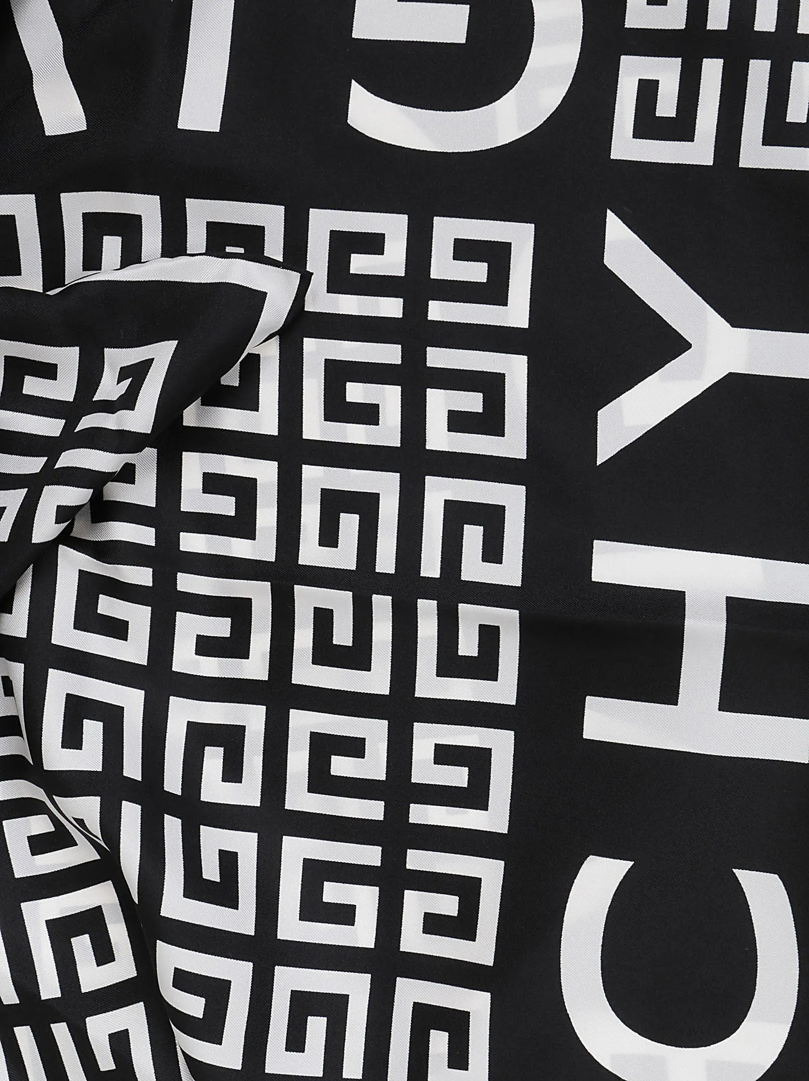 Givenchy Two-Tone Logo Printed Scarf