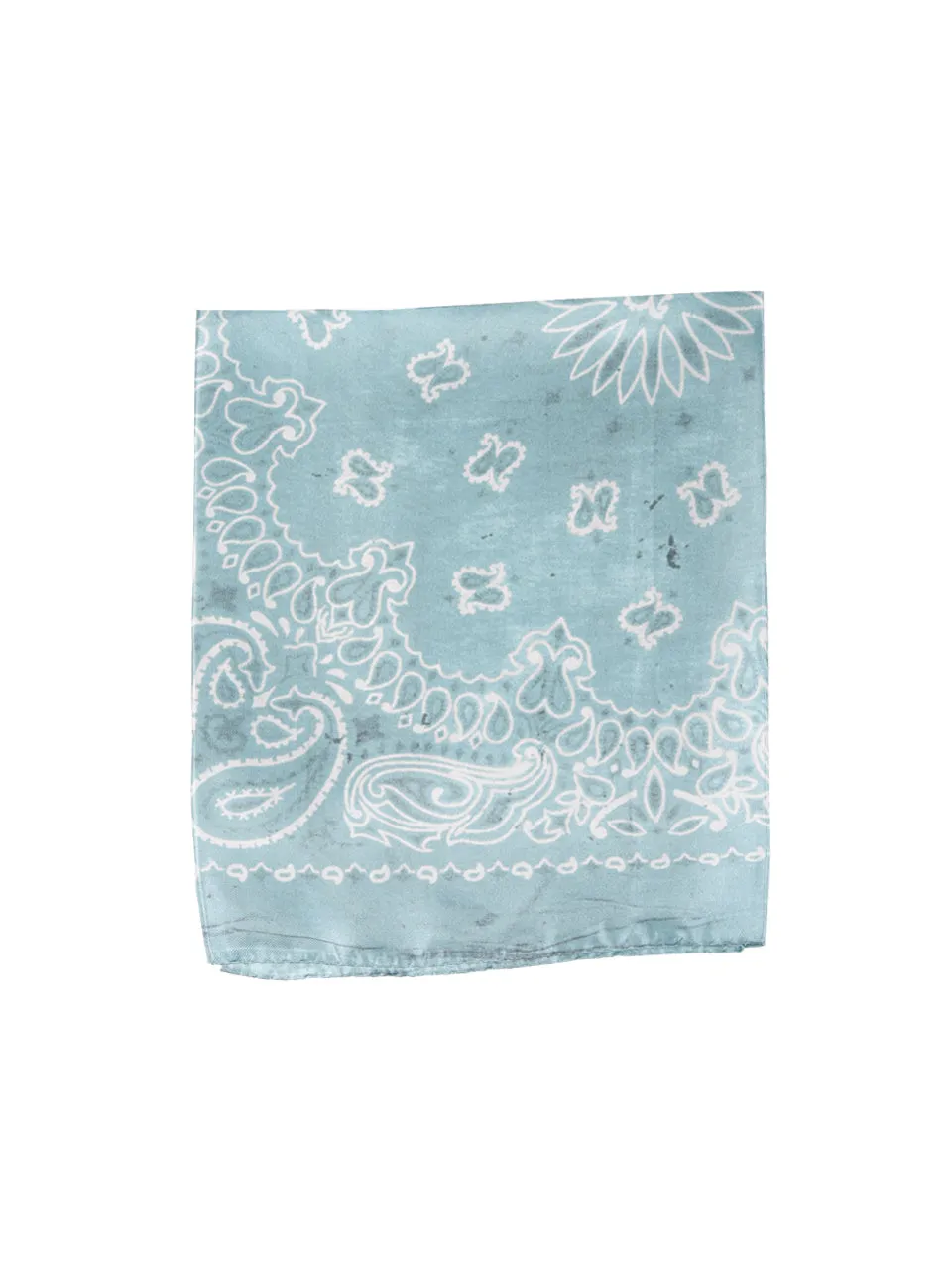 Golden Goose Deluxe Brand Paisley Print Distressed Effect Scarf