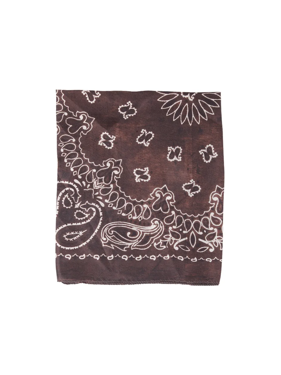 Golden Goose Deluxe Brand Paisley Print Distressed Effect Scarf