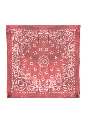 Golden Goose Deluxe Brand Paisley Print Distressed Effect Scarf