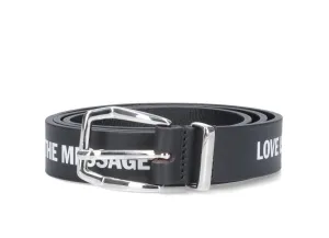 Honey Fucking Dijon Slogan Print Buckle Belt