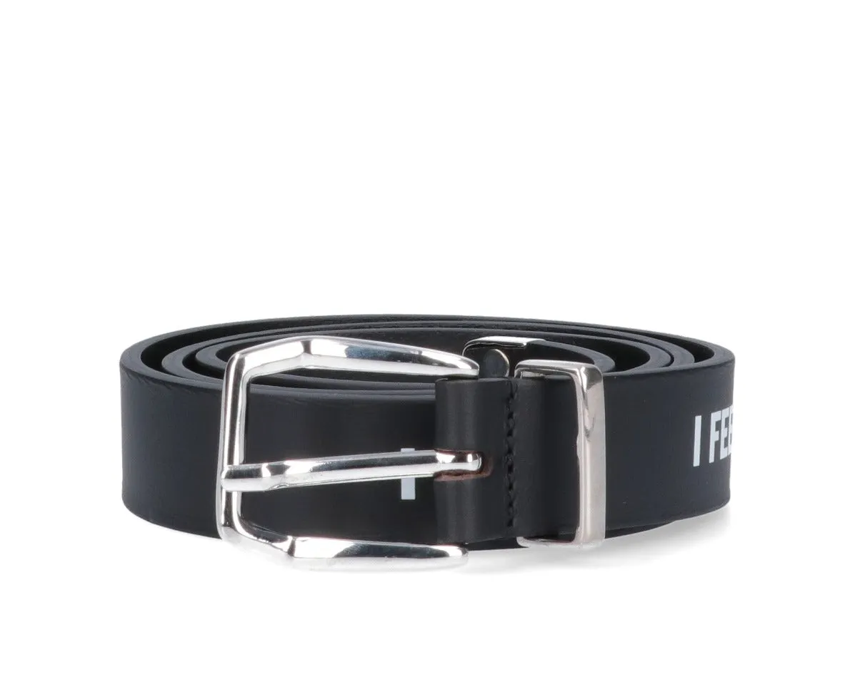 Honey Fucking Dijon Slogan Print Buckle Belt