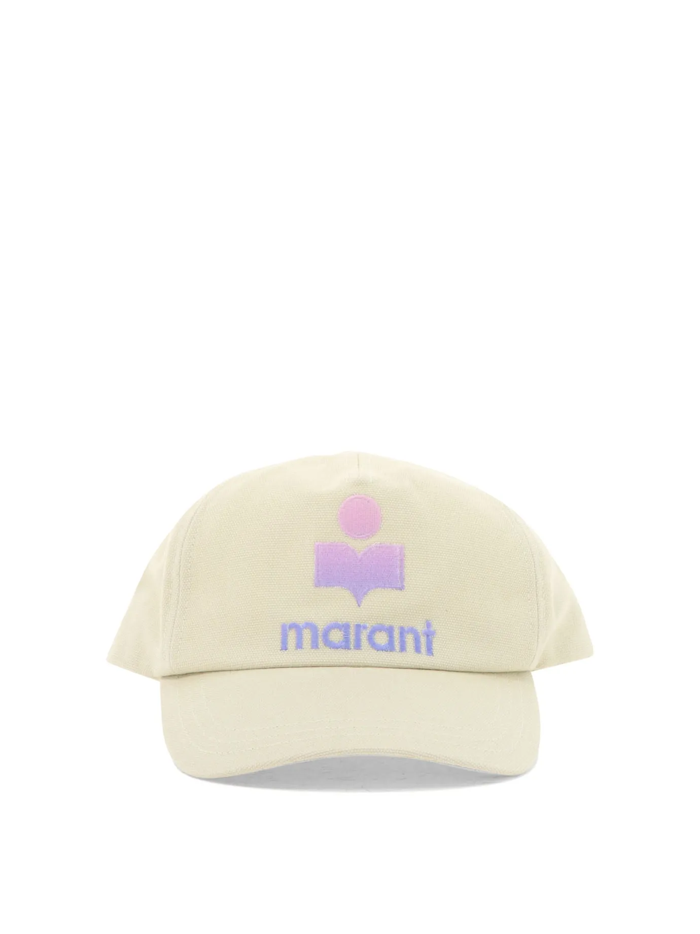 Isabel Marant Curved Peak Logo Embroidered Baseball Cap