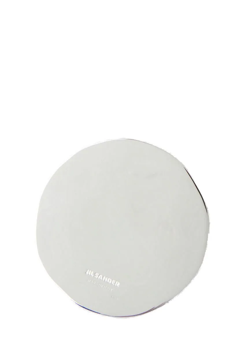 Jil Sander Logo-Engraved Oversized Earrings