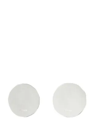 Jil Sander Logo-Engraved Oversized Earrings