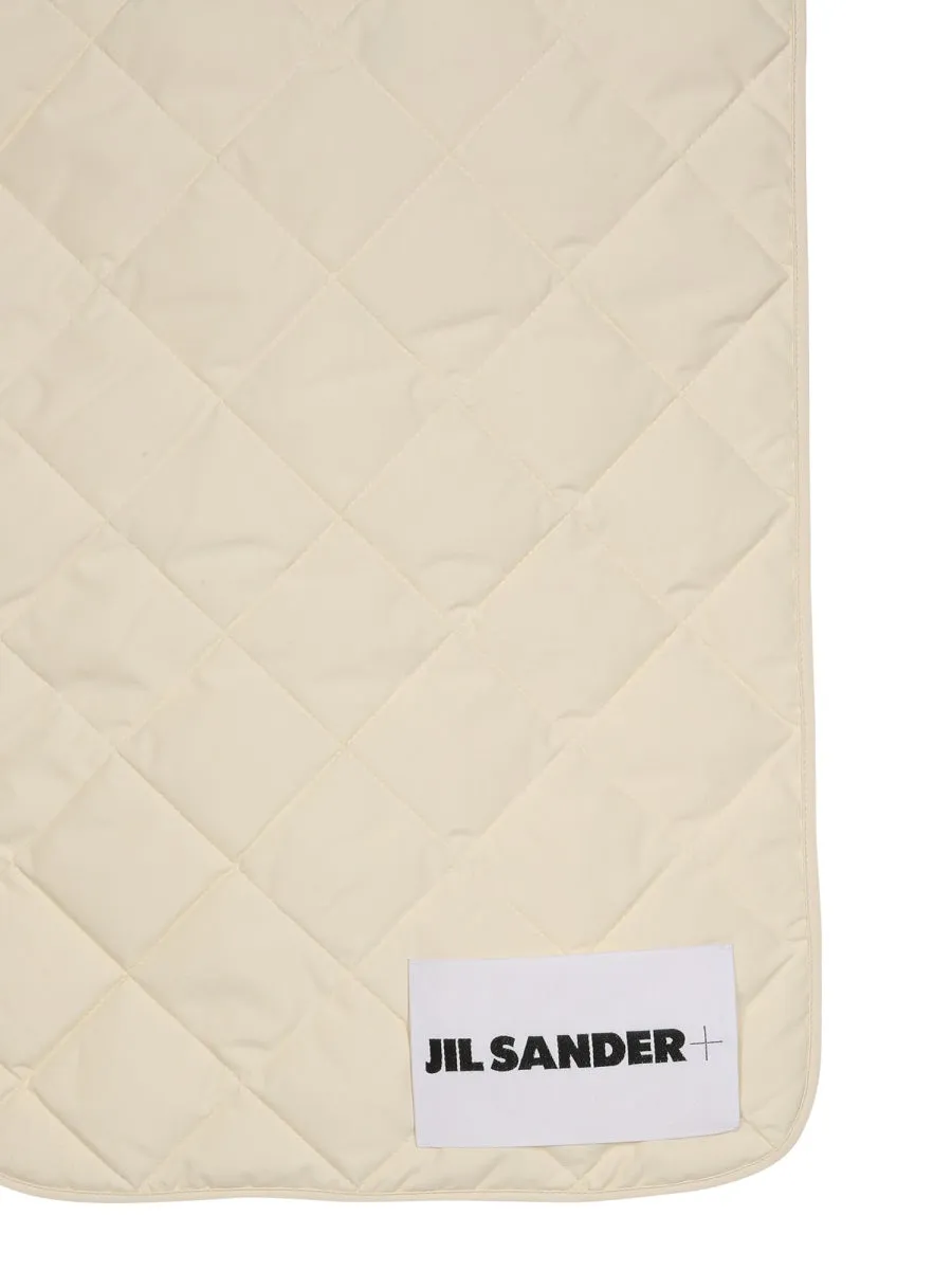 Jil Sander  Logo Patch Quilted Padded Scarf