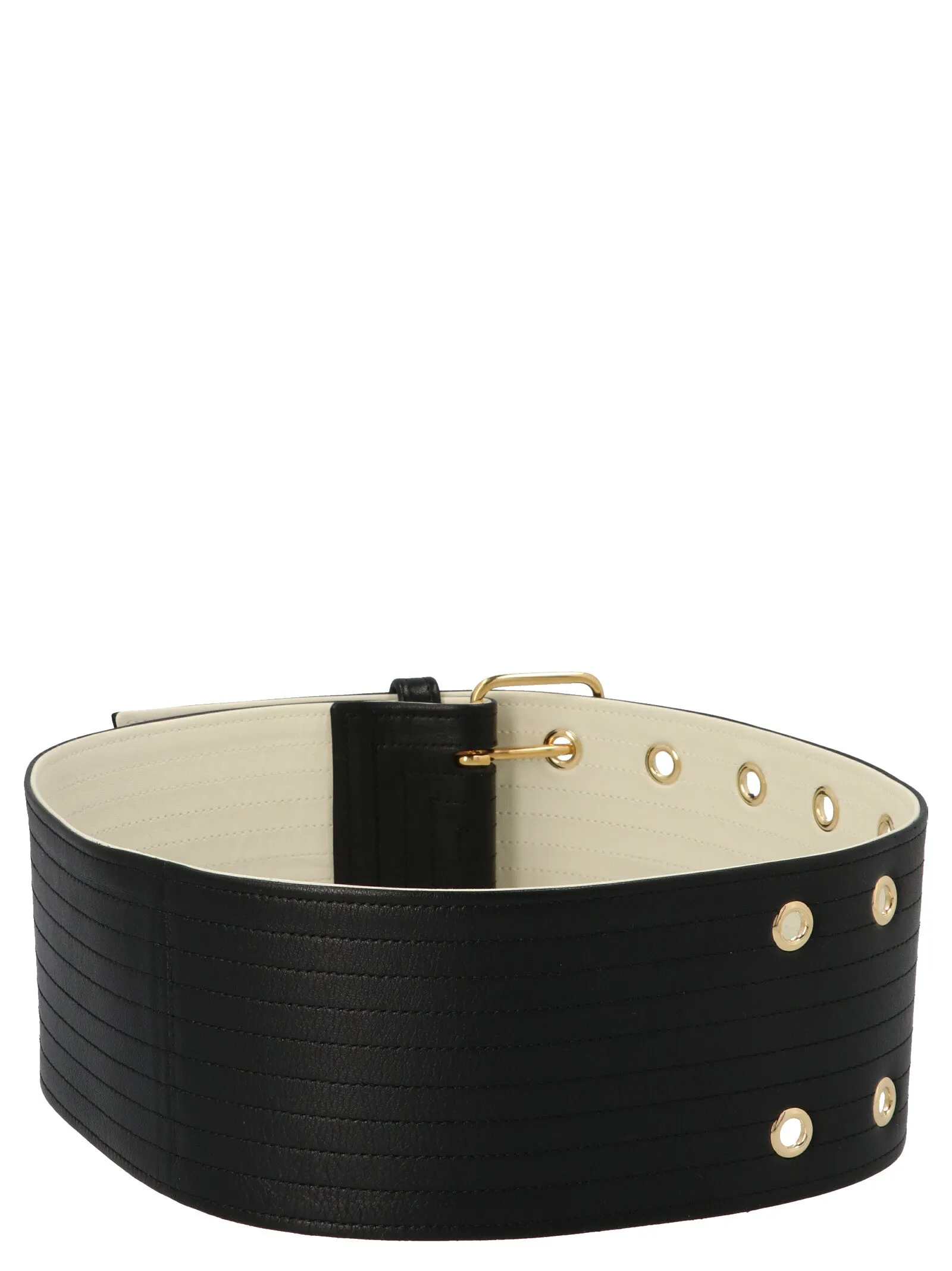 Jil Sander Quilted Wide Belt