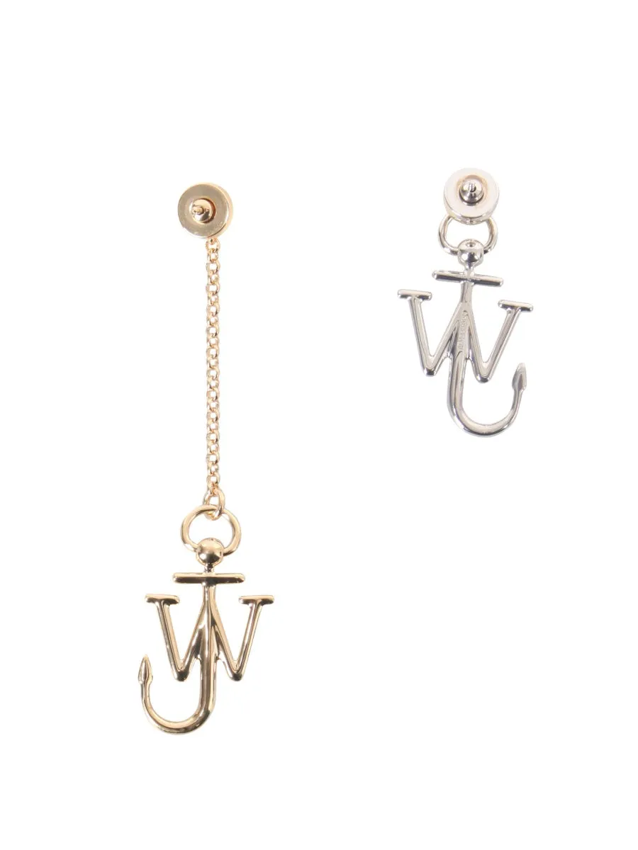 JW Anderson Asymmetric Anchor Earrings