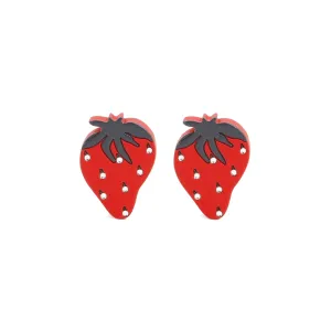 JW Anderson Small Strawberry Earrings