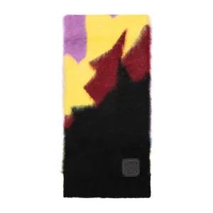 Loewe Anagram Patch Intarsia Scarf