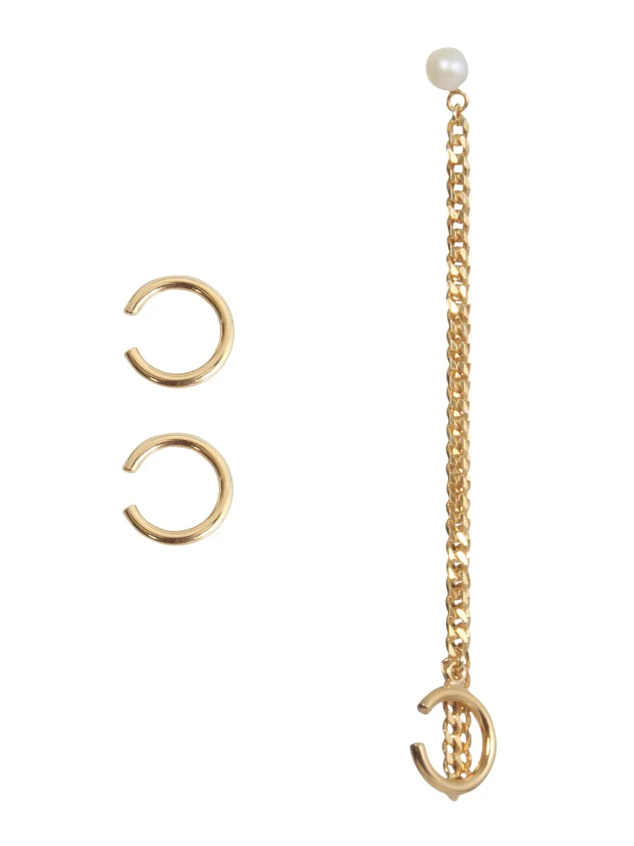 Magda Butrym Asymmetric Cuff Earrings