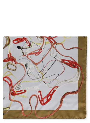 Maison Margiela Chain Link Print Scarf