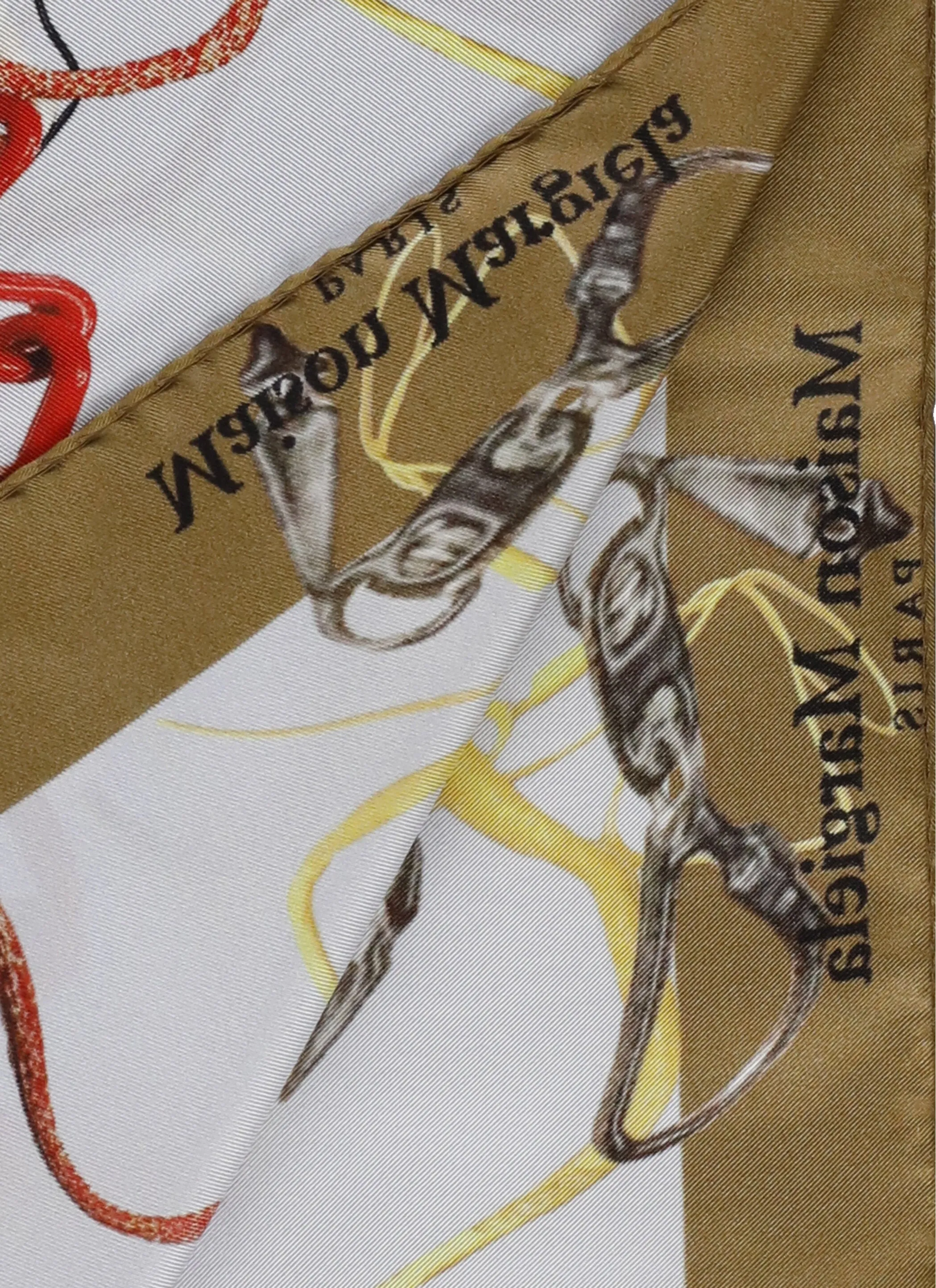Maison Margiela Chain Link Print Scarf