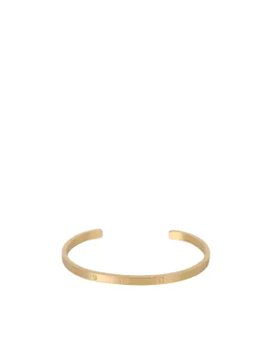 Maison Margiela Engraved Detail Cuff Bracelet