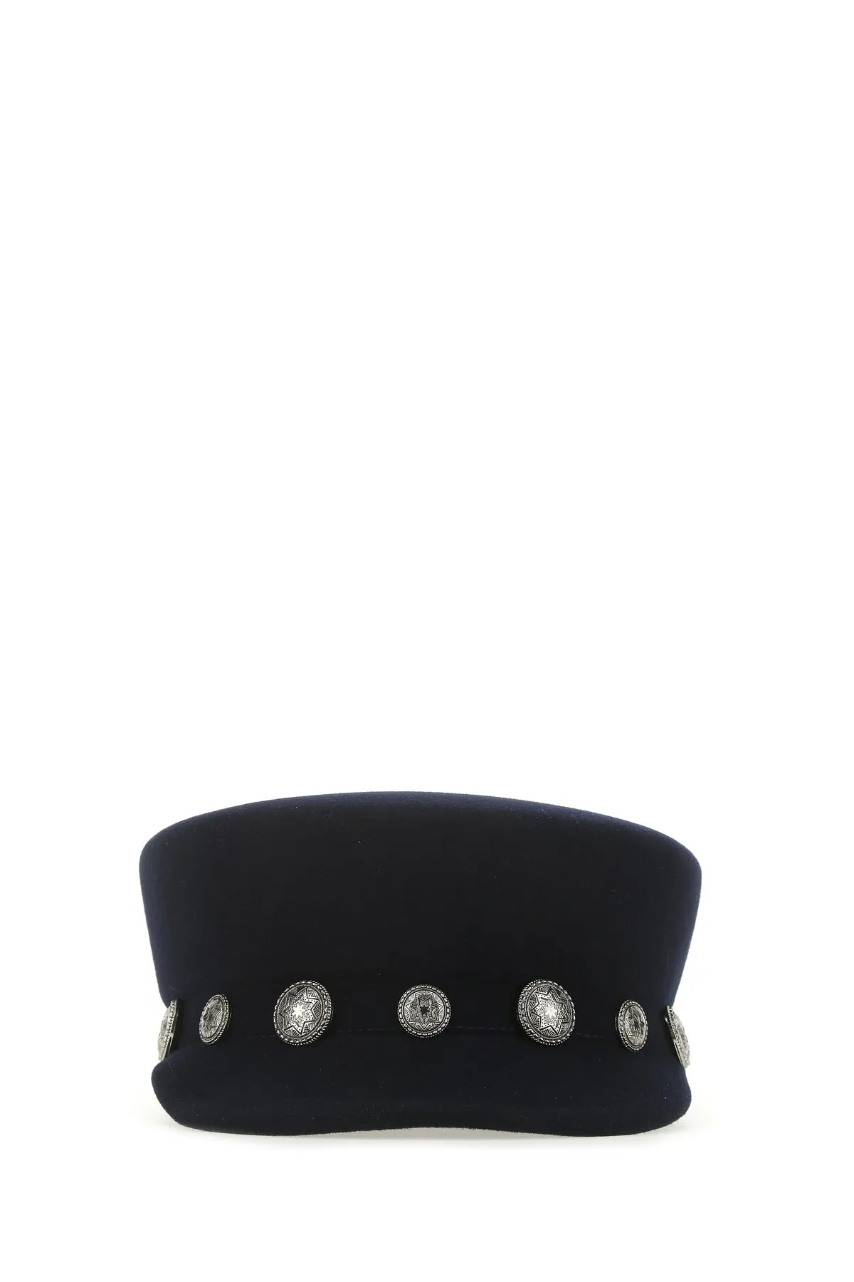 Maison Michel Abby Stud-Embellished Sailor Cap