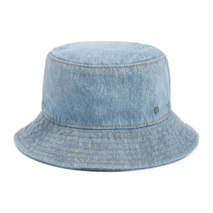 Maison Michel Jason Faded Denim Bucket Hat