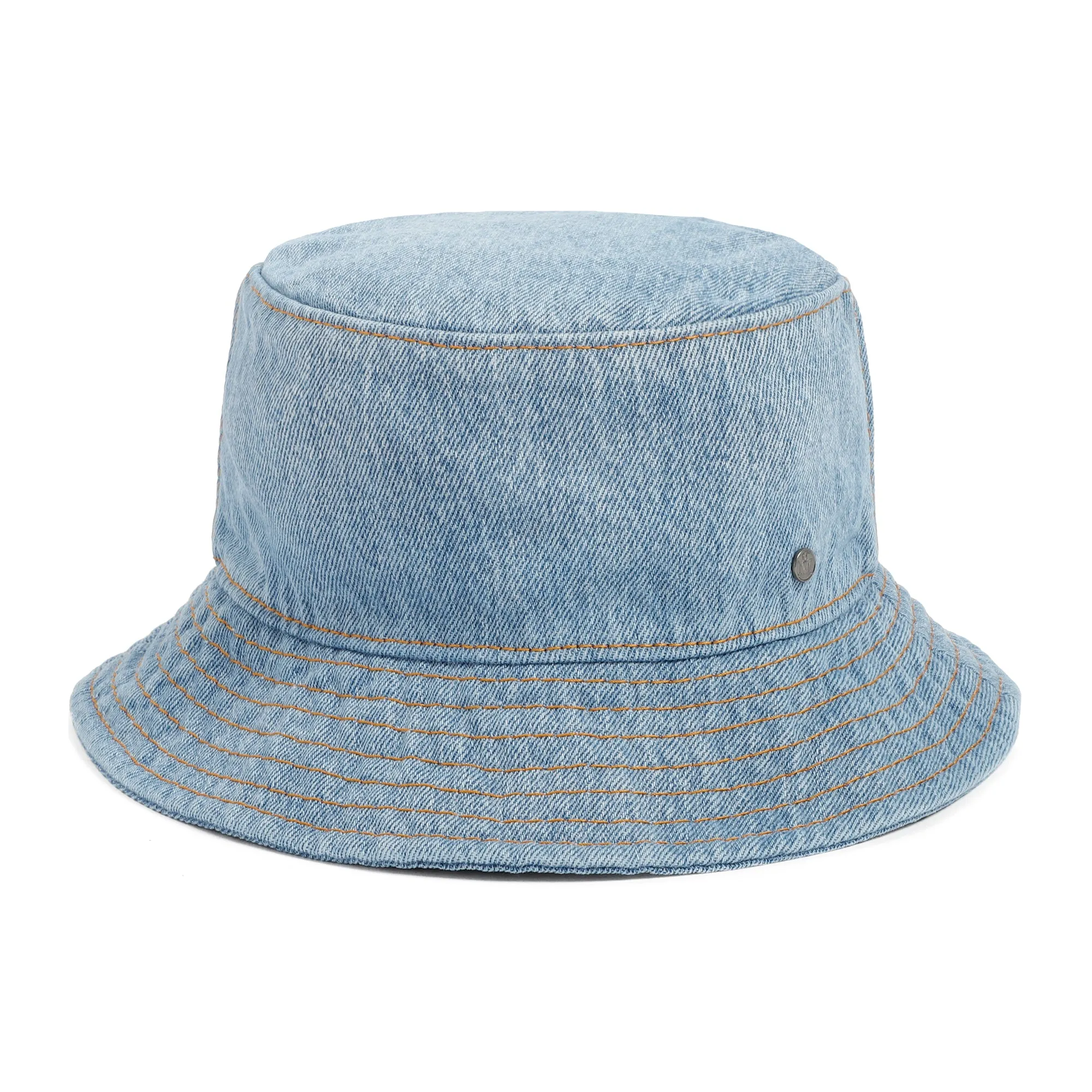 Maison Michel Jason Faded Denim Bucket Hat