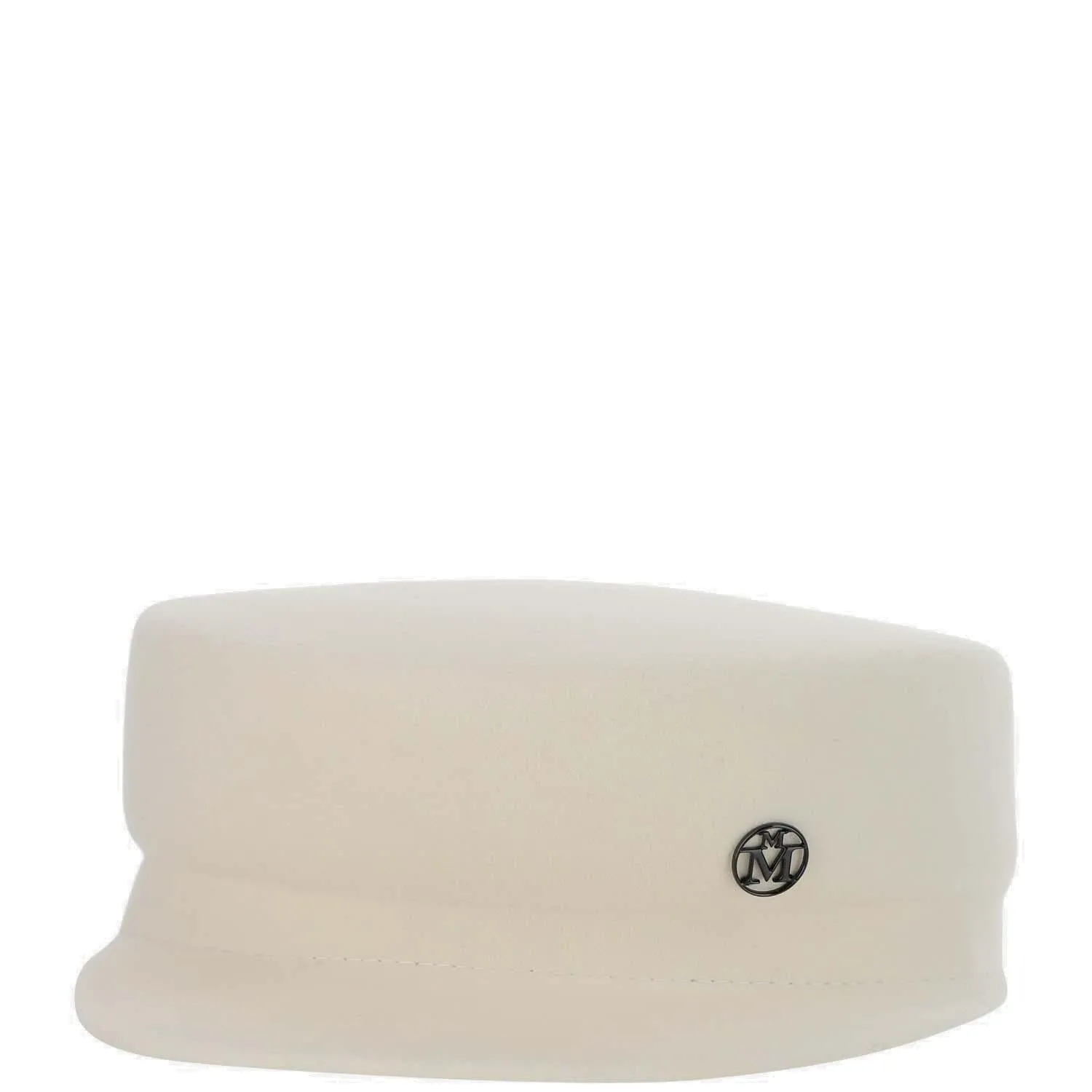 Maison Michel Logo Plaque Baker Boy Hat