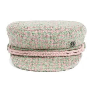 Maison Michel Logo Plaque Bakerboy Cap