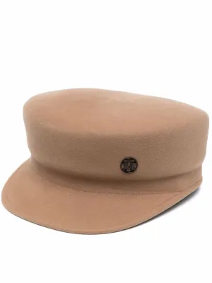 Maison Michel Logo Plaque Bakerboy Cap
