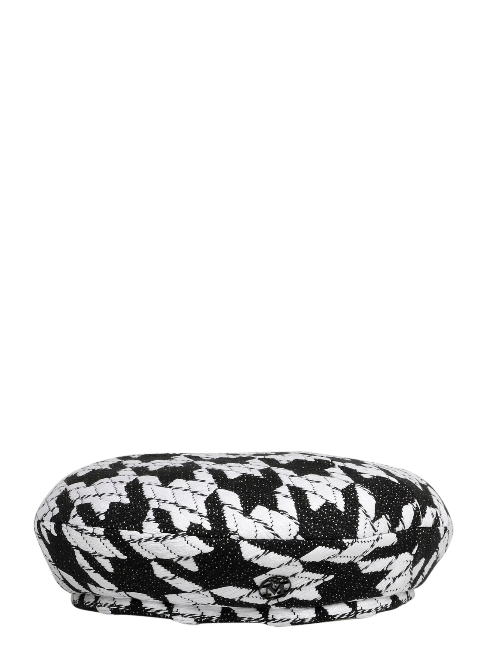 Maison Michel Logo Plaque Beret Hat