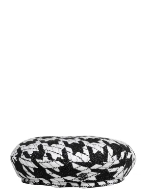 Maison Michel Logo Plaque Beret Hat
