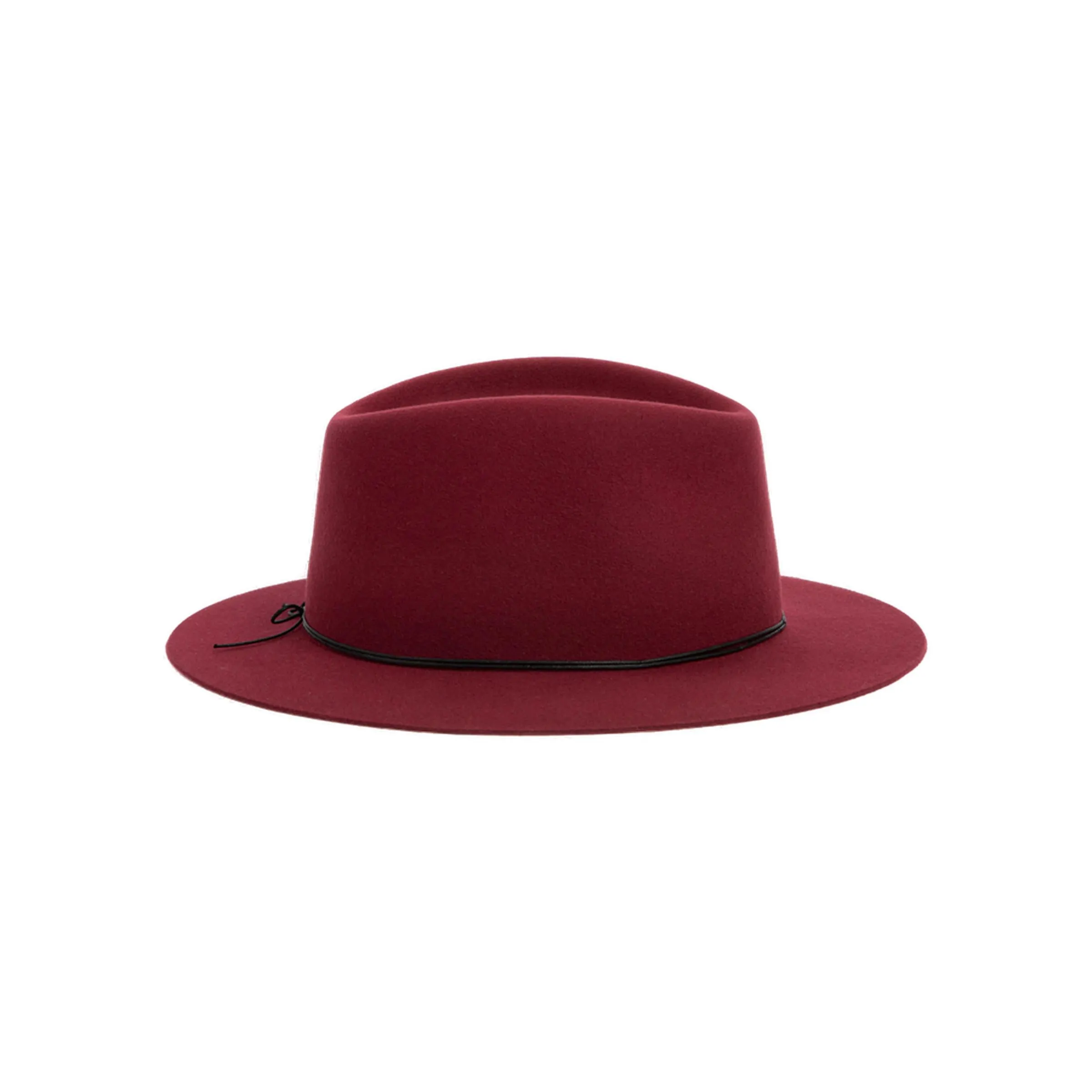 Maison Michel Logo Plaque Trilby Hat