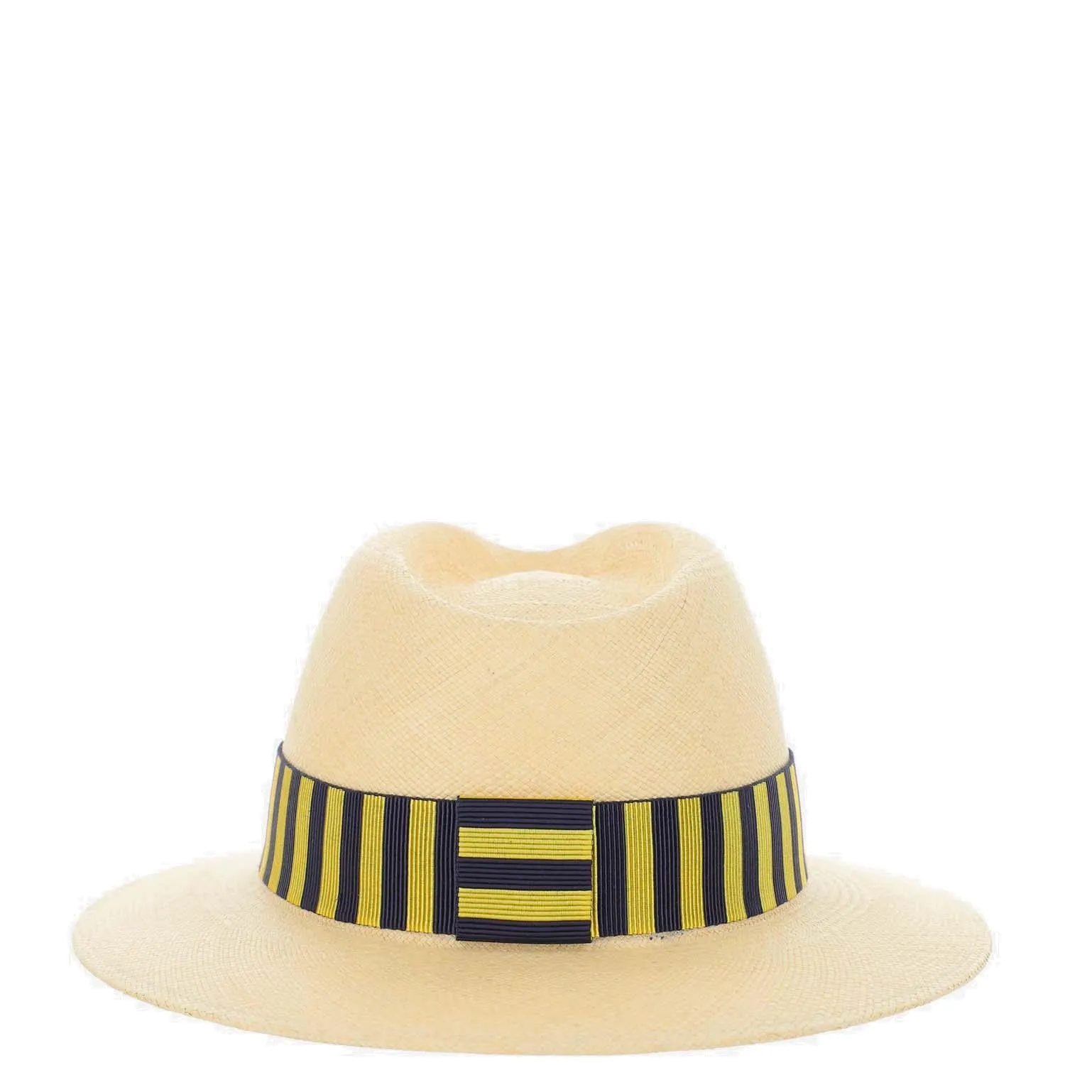 Maison Michel Rico Striped Trim Hat