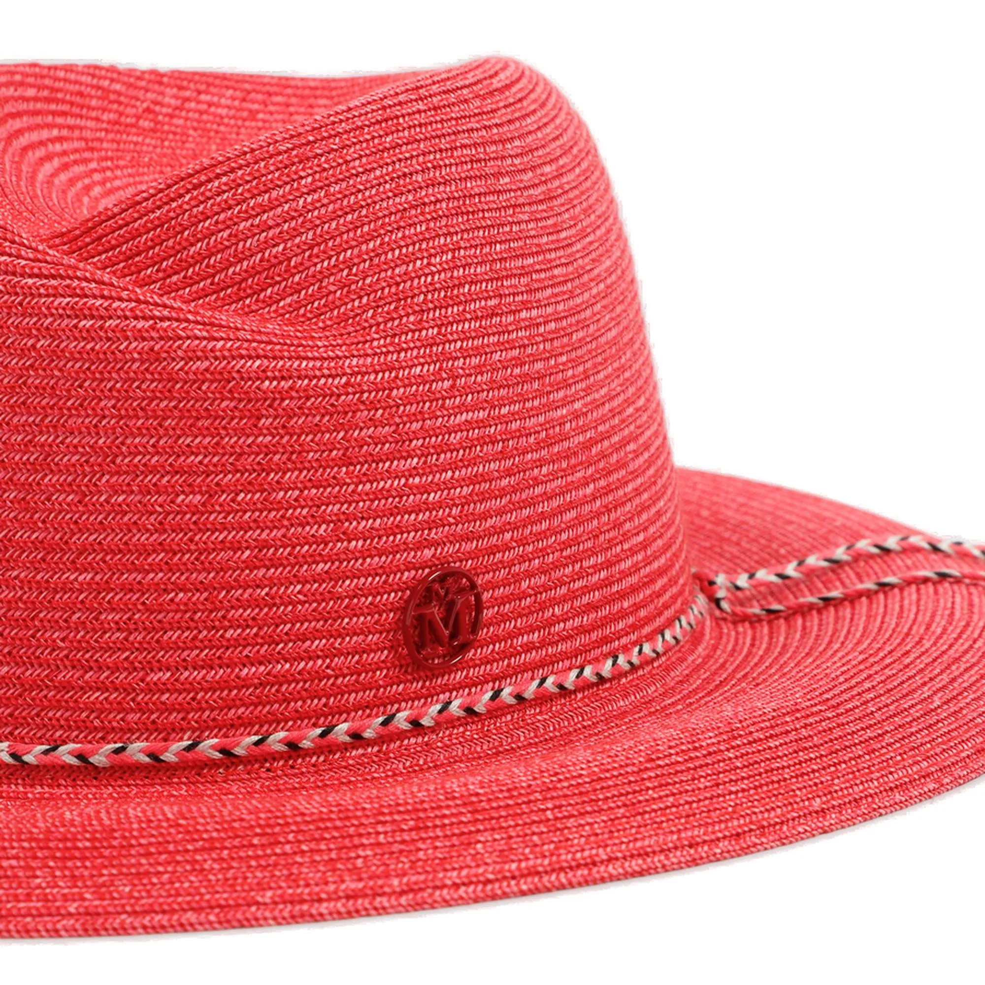 Maison Michel Virginie Logo Plaque Hat