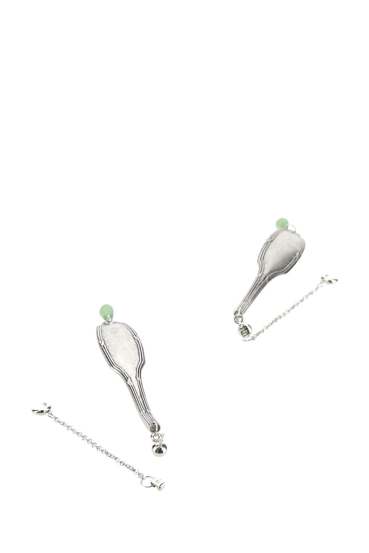 Marine Serre Engraved Detail Drop Earrings