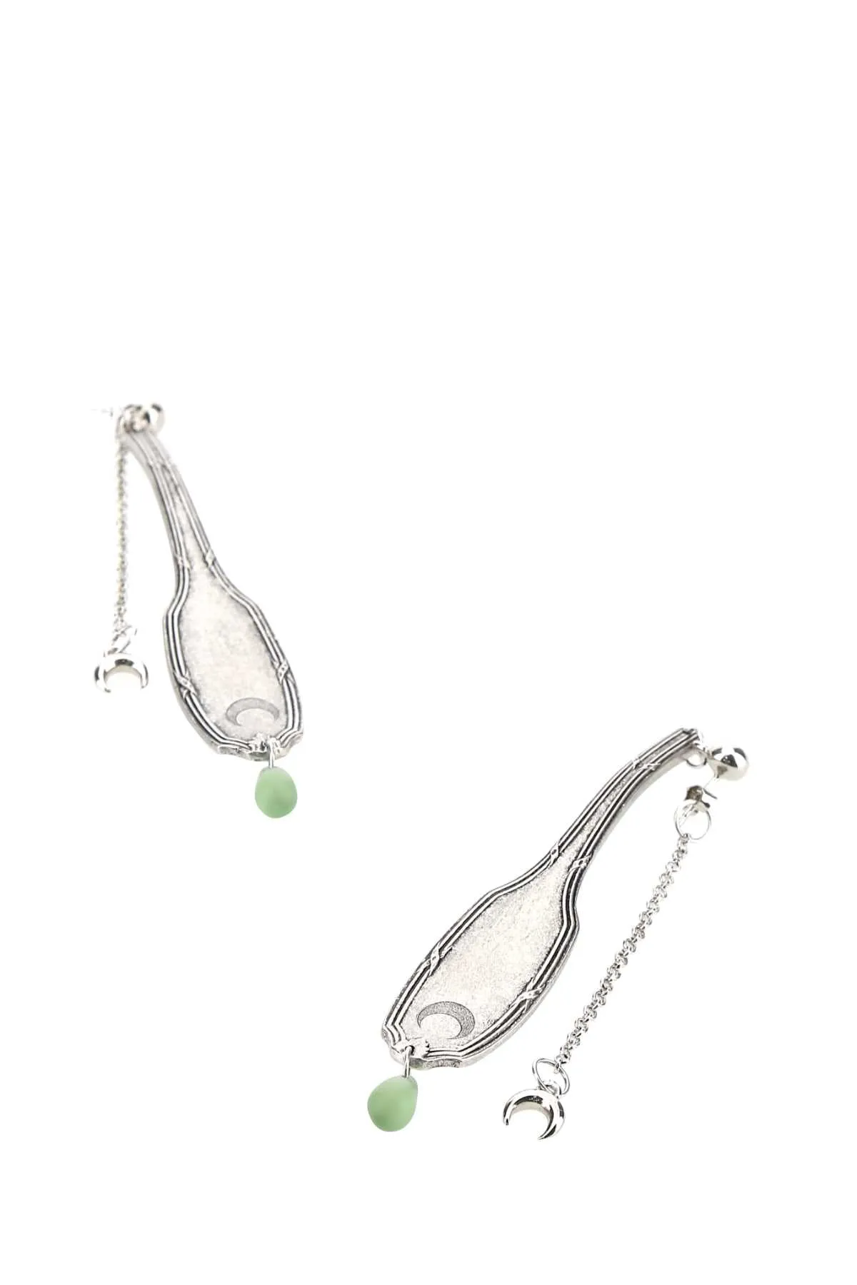 Marine Serre Engraved Detail Drop Earrings