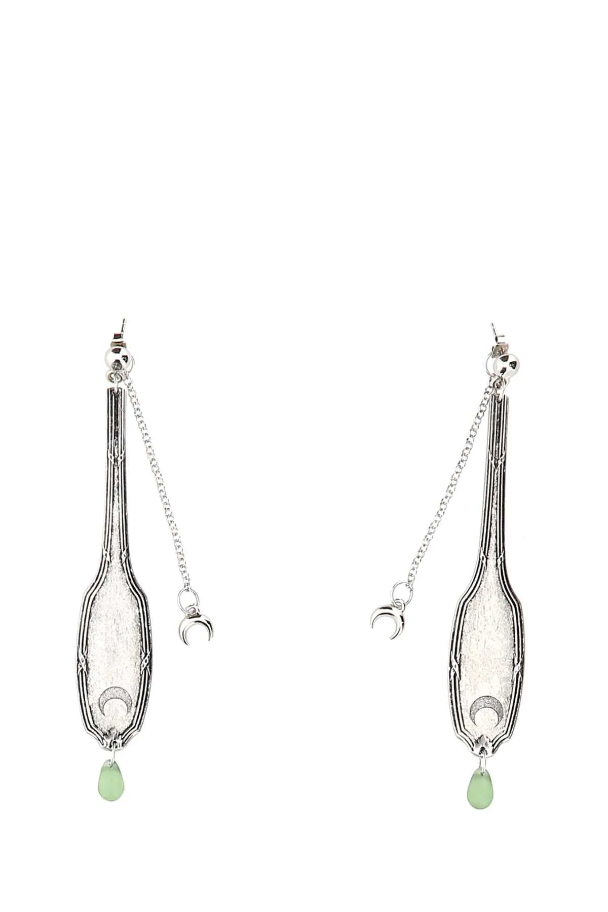 Marine Serre Engraved Detail Drop Earrings