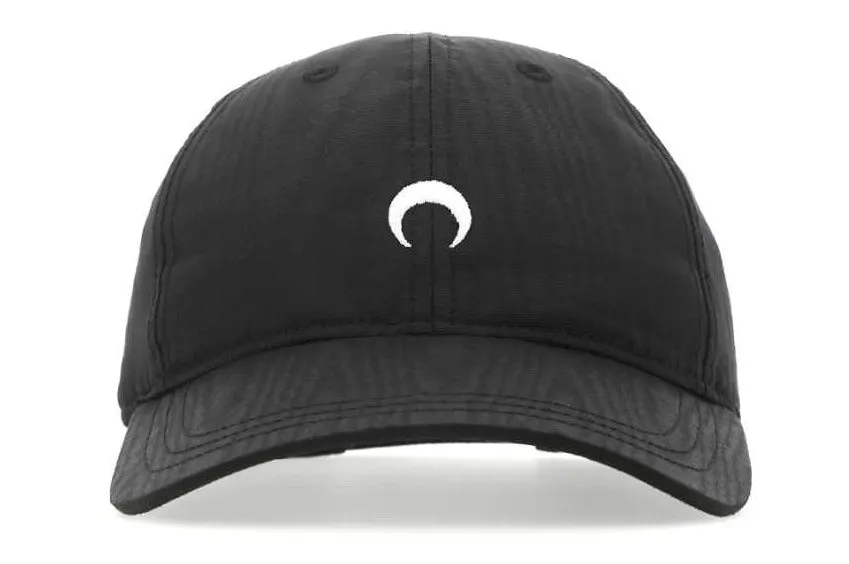 Marine Serre Moon Embroidered Curved Peak Baseball Cap