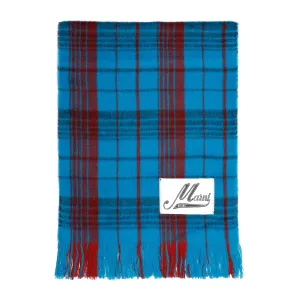Marni Check Pattern Logo Patch Scarf
