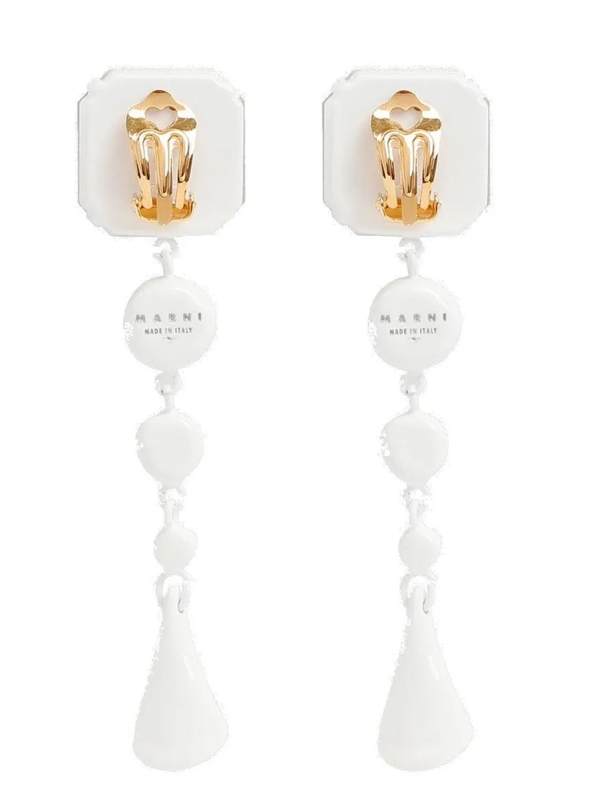 Marni Twinkle Embellished Drop Earrings