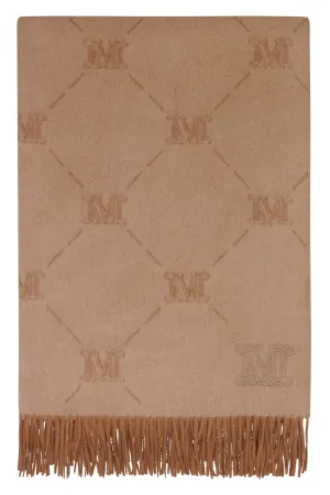 Max Mara All-Over Jacquard Fringed Scarf