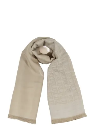 Max Mara Elia Monogram Jacquard Scarf