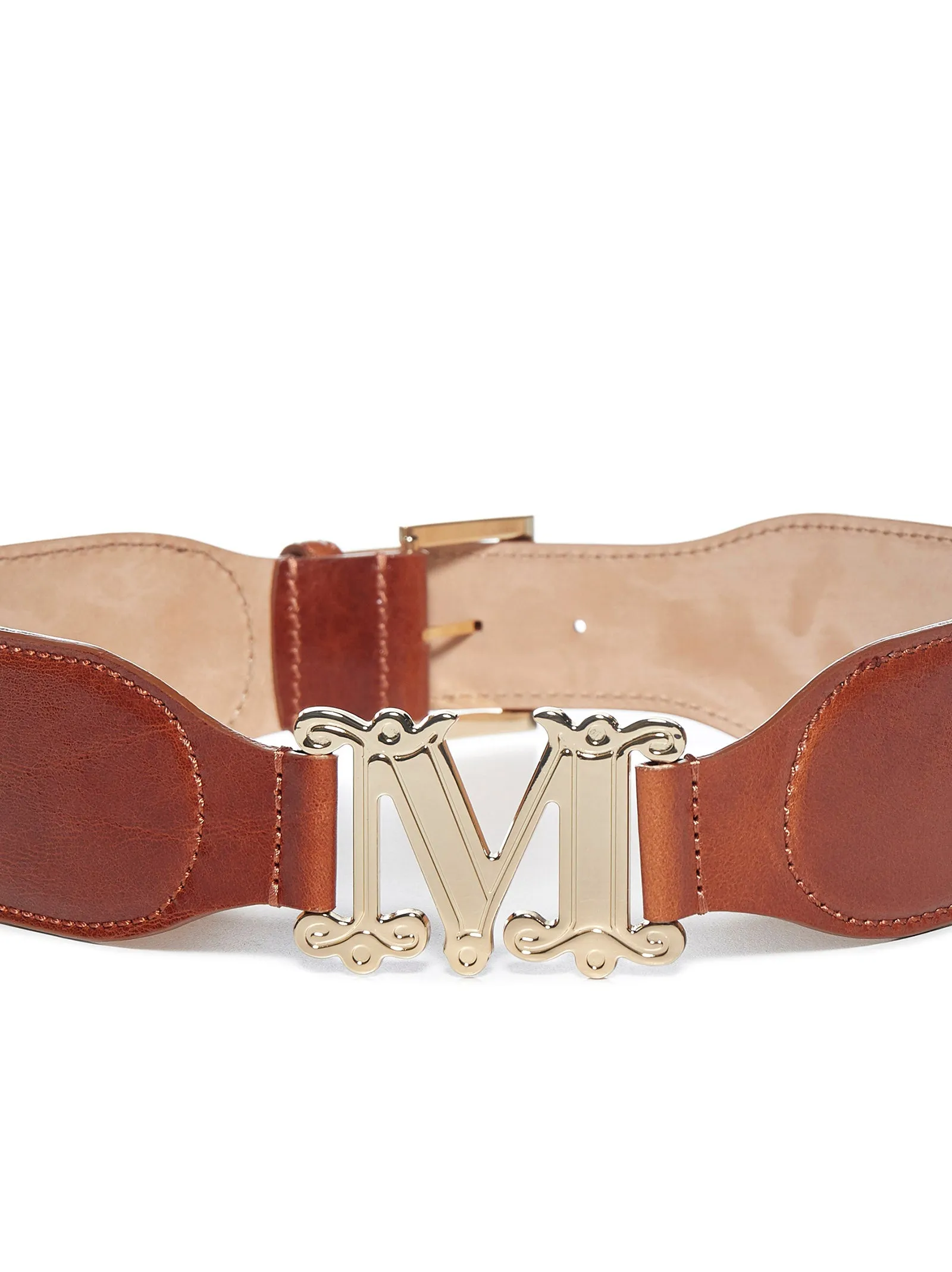 Max Mara M Logo Buckle Belt