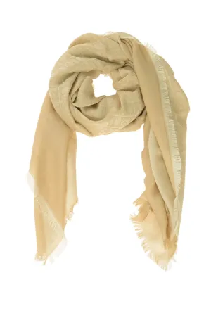 Max Mara Monogram Motif Scarf