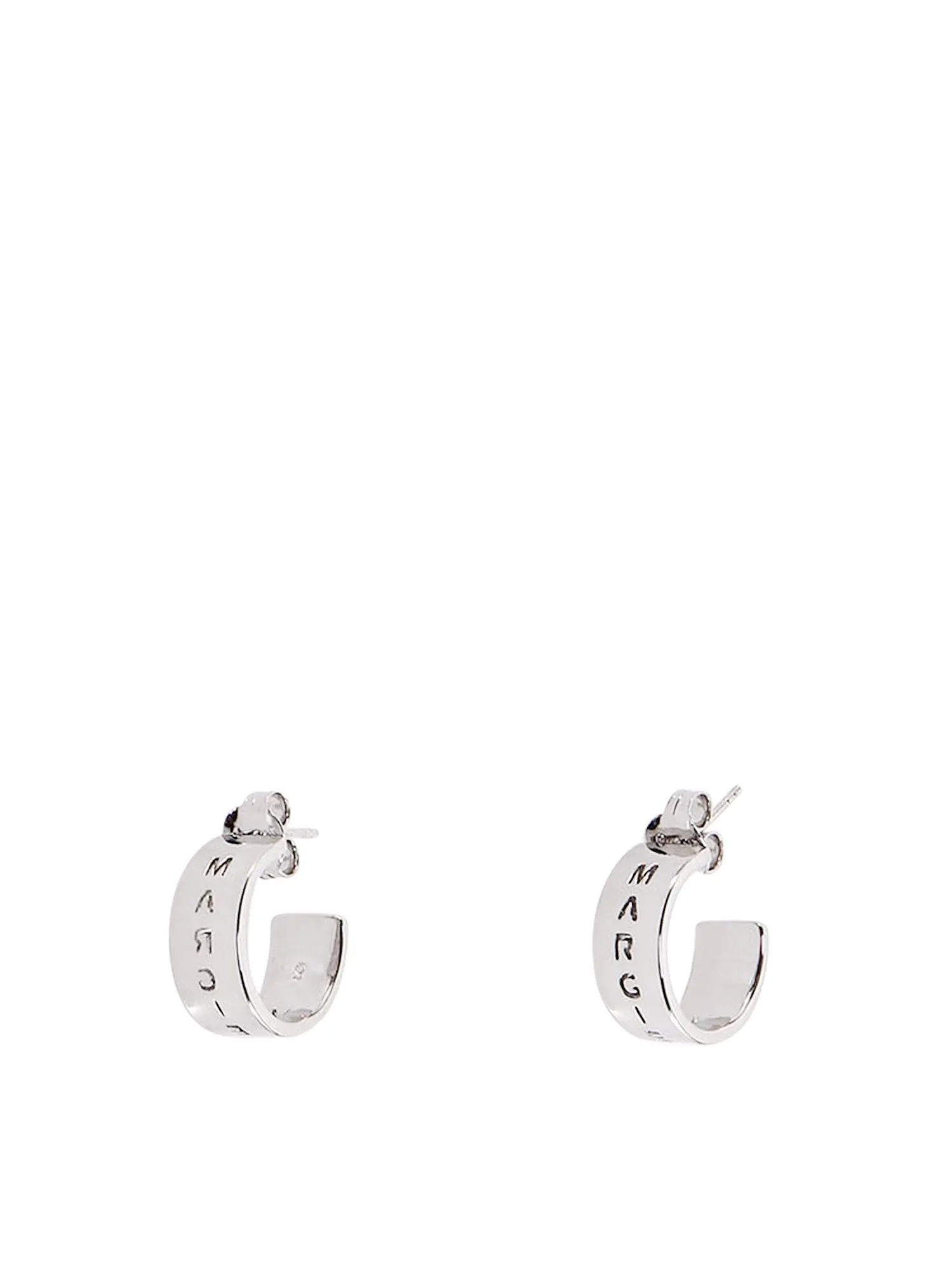 MM6 Maison Margiela Logo Engraved Earrings