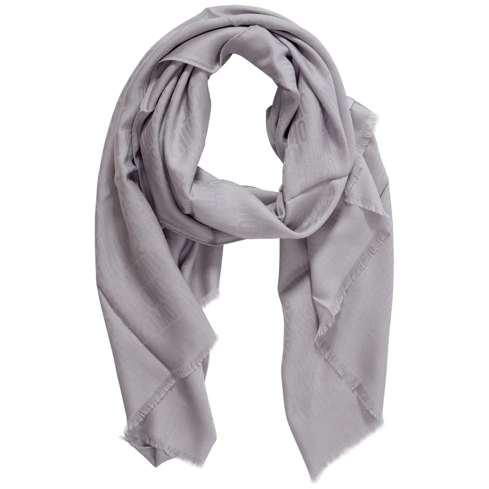 Moschino Frayed Edge Scarf