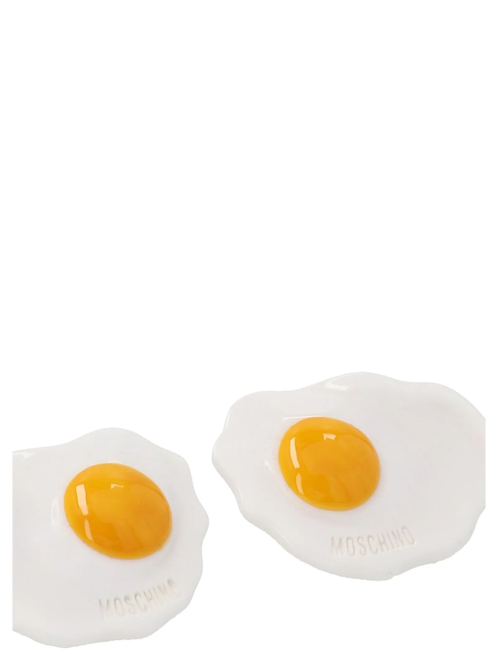 Moschino Fried Egg Clip Earrings