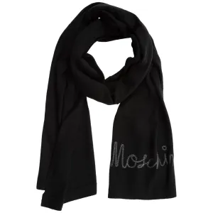Moschino Logo Detailed Scarf