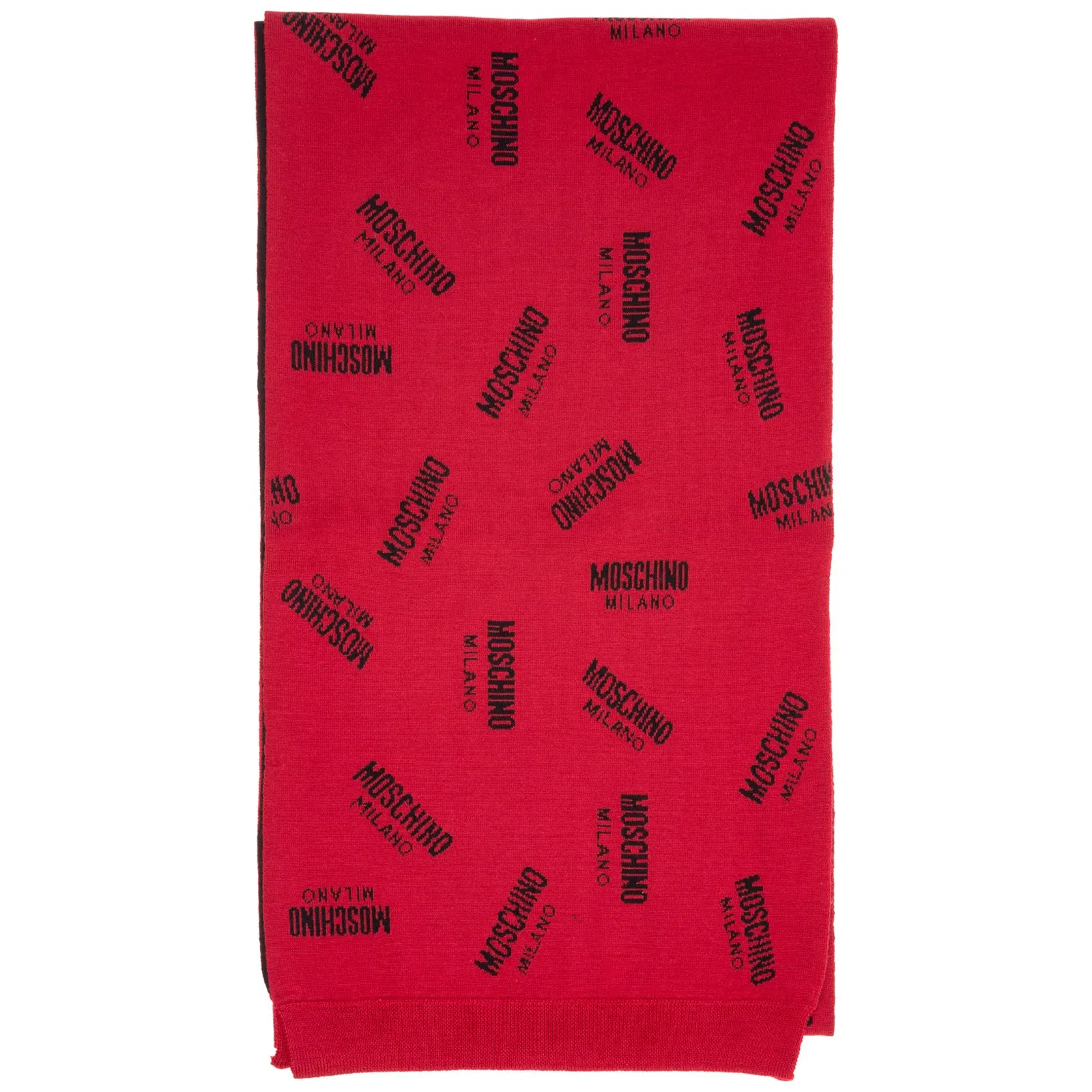 Moschino Logo Intarsia Scarf