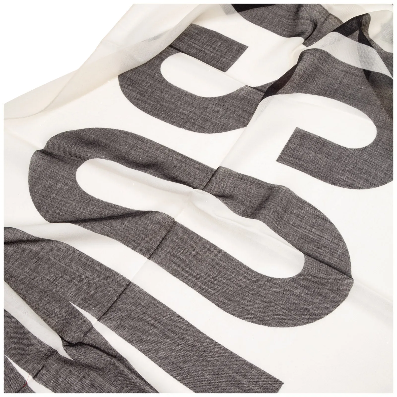 Moschino Logo Print Scarf